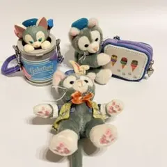 東京ディズニーシー ジェラトーニ グミケース マスコット ミニポーチ セット