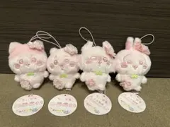 ちいかわ ぬいぱれっと さくらいろ　ちいかわ　ハチワレ　うさぎ　モモンガ