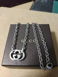GUCCI ネックレス 中太 あずきチェーン グッチ Ag925 - メルカリ