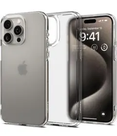 iPhone 15 Pro ケース クリア バンパー