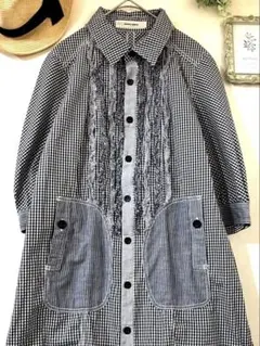 SUPER HAKKA☆スーパーハッカ☆コラージュ　リボン　ワンピース　チェック