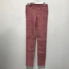 GU イージーパンツ レッド系 S