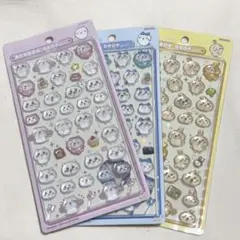 ちいかわ ボンボンドロップシール　ボンドロ　ちいかわ　ハチワレ　うさぎ　３枚