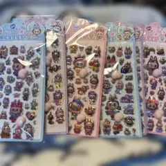 ラブブオーロラ　おしりぷにぷにシール6枚セット