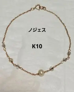 agete アガット ドリーミーブレスレット k10ムーンストーン - メルカリ