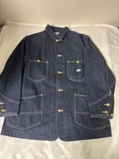 40's復刻 PAYDAY ショールカラー カバーオール インディゴ M 丸襟