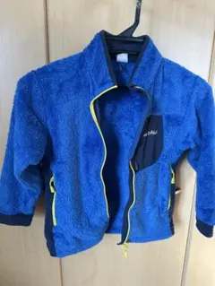 青いフリースジャケット 120cm