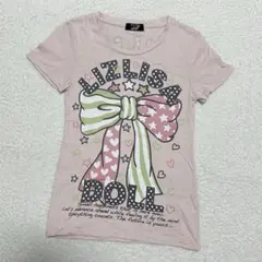 リズリサドール リボン プリント Tシャツ y2k archive ピンク Mのサムネイル