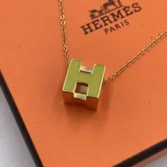 【人気】エルメス　オーケリー　ネックレス　ゴールド×ノワール　刻印D 人気】エルメス オーケリー ネックレス ゴールド×ノワール 刻印D