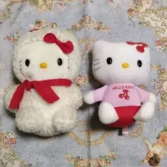 ハローキティ ぬいぐるみ２個セット 1999年 2006年 サンリオ