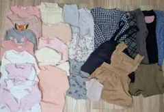 100size　秋冬服　女の子　まとめ売り　長袖長ズボン　100サイズ