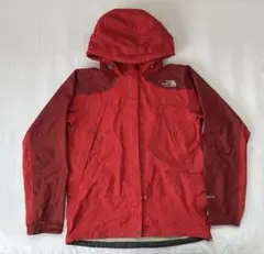 ノースフェイス　goretex 赤ナイロンジャケット