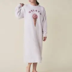 本日限定値下げ《未使用品》ジェラートピケ ベビモコアイスジャガードドレス