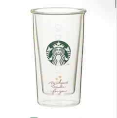 ダブルウォール耐熱グラス　スタバ