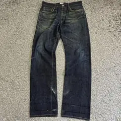 【濃紺】Schott セルビッチ デニム 30 赤耳 13oz ストレートのサムネイル