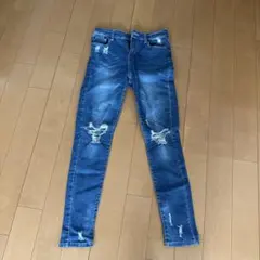 GORGE ダメージ加工 スキニーデニム