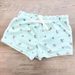 H&M♥パイル地 花柄ベビー ショートパンツ/74cm
