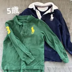 ラルフローレン　ポロシャツ 2色セット 長袖　5歳
