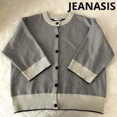 ジーナシス JEANASIS スポンディッシュアソートクルーカーディガン F