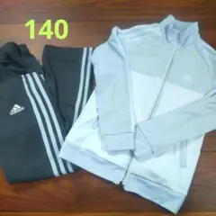 adidas ジャージ グレー/ホワイト