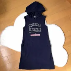 JENNI BELLE ノースリーブ フード付き ワンピース 150cmのサムネイル