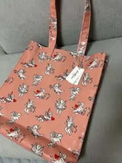 Cath Kidston エンジェル柄　ラージ ブックバッグ