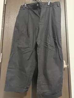 ZARA ワイドパンツ　黒　メンズ　3>