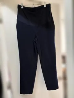 ユニクロ　スマートアンクルマタニティパンツ　XL ネイビー