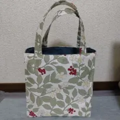 最安値『お値下げ』ファスナーポケット付きトートバッグハンドメイド