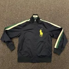 ポロ ラルフローレン ビッグポニー トラックジャケット 150 ネイビー y2k