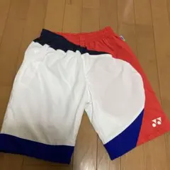ヨネックス　ユニハーフパンツSS　ゲームウェア 白　バドミントン　テニス