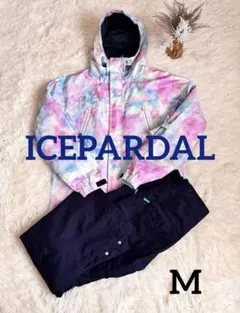 ICEPARDALアイスパーダル　スノボウェア スキーウェア 上下セットMのサムネイル