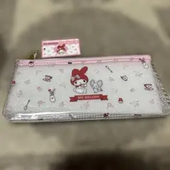 【新品タグ付】マイメロディ　クリアペンケース　スウィートティータイム