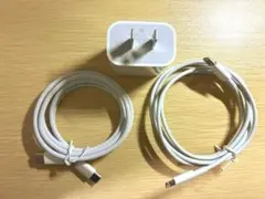 【美品】Apple純正 iPhone A2305 20W充電器 ケーブルセット