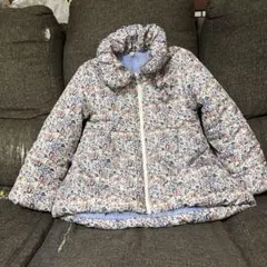 花柄 中綿コート