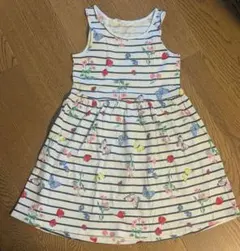 ★★H＆M ストライプ柄 ノースリーブ ワンピース 2点セット