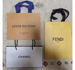Louis Vuitton ・CHANEL・FENDI ショップ袋