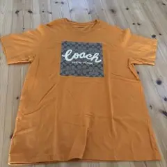 COACH ロゴプリント Tシャツ　Lサイズ