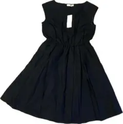 クミキョク　ノースリーブワンピース　 サイズ3 ネイビー