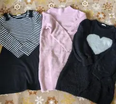 値下げ☆ワンピース　チュニック　３点セット　140