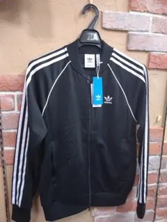 adidas ブラック ジップアップジャケット　ジャージ新品