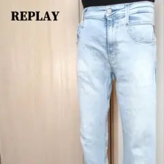 リプレイ　M914Y 573バイオスリムフィットアンバスジーンズ　W33 L32
