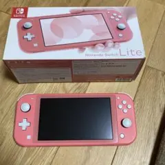 Nintendo Switch Lite ピンク 本体 箱付きハードフィルム付き
