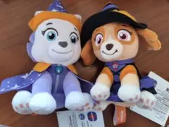 パウパトロール ぬいぐるみ コスチュームVer. ハロウィン 2種セット