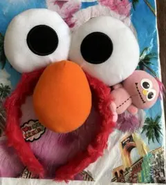 USJ エルモ カチューシャ ぬいぐるみ付き