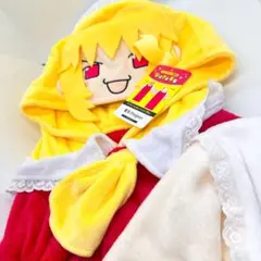 【新品未使用】タグ付き　着る毛布　東方project フランドール　サイズM-L