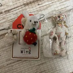 くまのキーホルダー3点セット