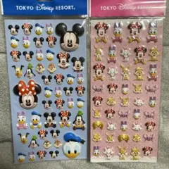 ディズニー ストア ぷくぷくシール(2枚セット)