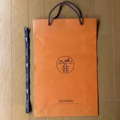 HERMES ショップ袋 空箱 リボン セット - メルカリ