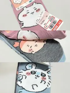 3足セット　ちいかわ　レディース　キッズ　19-24cm